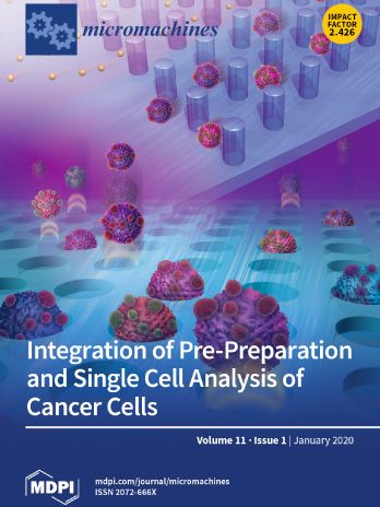 Micromachines 2020 journal front cover featuring Exaddon research