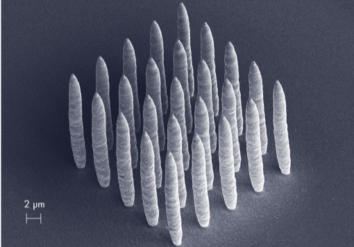 3D printed array of micropillar electrodes for neuroprosthetics
