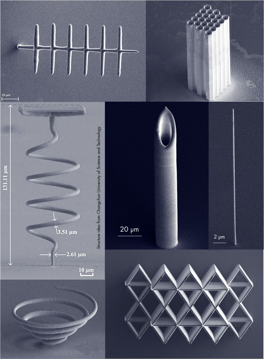 Microscale metal objects for research applications 3D printed by the Exaddon CERES system
